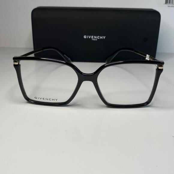 NEW GIVENCHY WOMEN’S EYEGLASSES GV0110 807 BLACK EYEWEAR GIVENCHY GV 0110 BLACK - Picture 1 of 10
